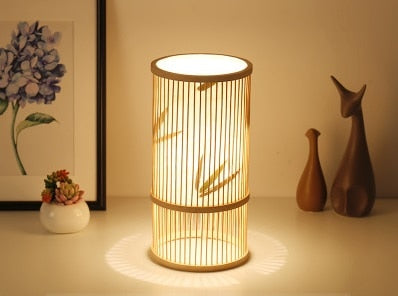 Bambus Bordlampe - hyggelige stunder i sengen