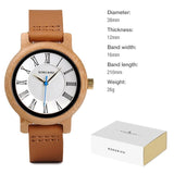 Bambus Træ Ur "Beautiful Bamboo Time"