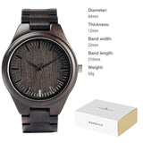 Bambus Træ Ur "Beautiful Bamboo Time"