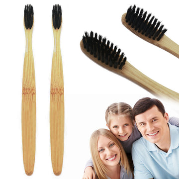 Bambus Tandbørster 10 stk – 'My Bamboo Smile'