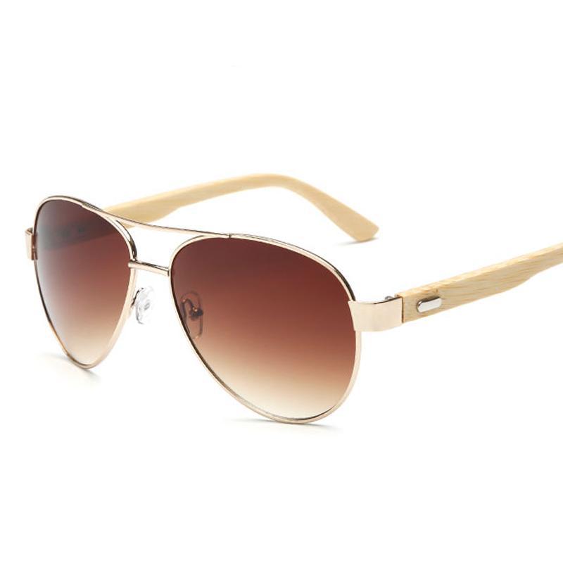 Bambus Pilot Solbriller "Cool Pilot Bamboo"